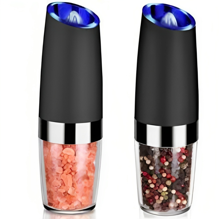 One-Hand Electric Salt & Pepper Grinders (Set of 2)