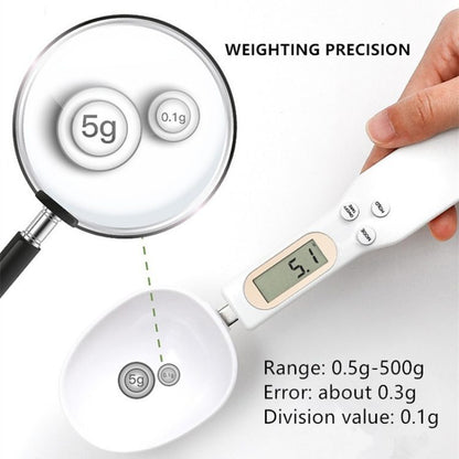 Measure Ingredients Directly: Mini Digital Spoon Scale for Baking